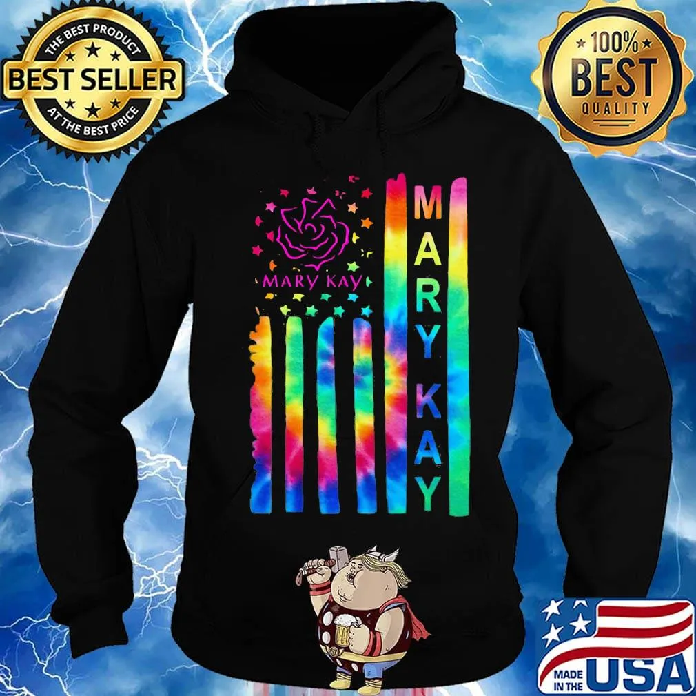 Mary kay hippie american flag 4th of july independence day s Hoodie