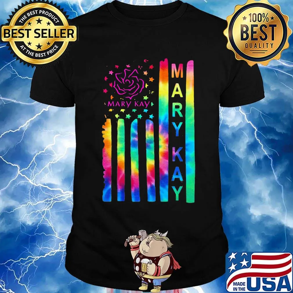 Mary kay hippie american flag 4th of july independence day shirt
