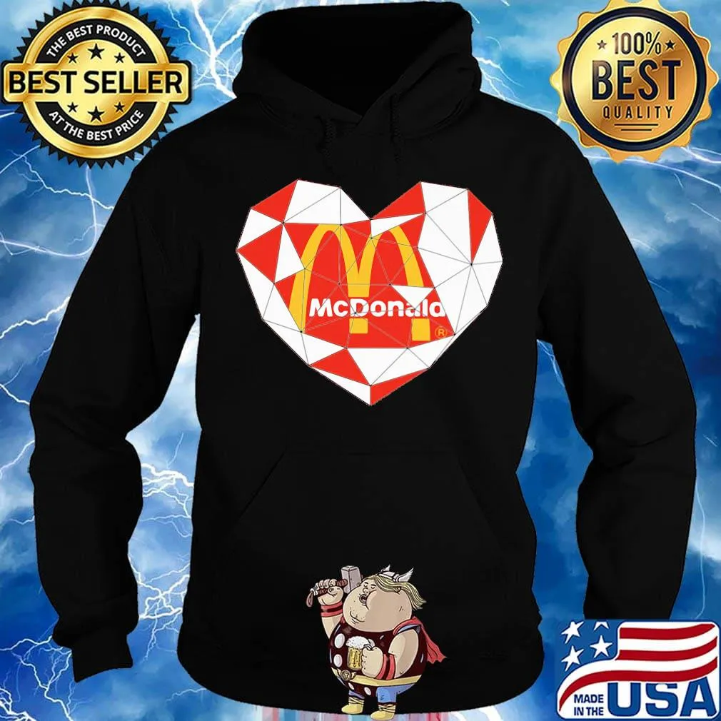 Mcdonald's logo heart diamond s Hoodie