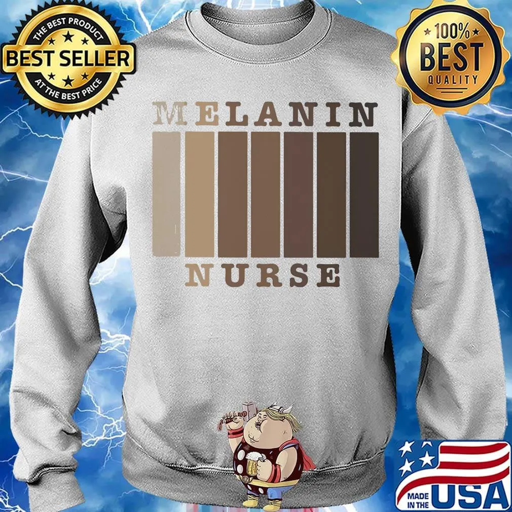 Melanin nurse black lives matter s Sweater