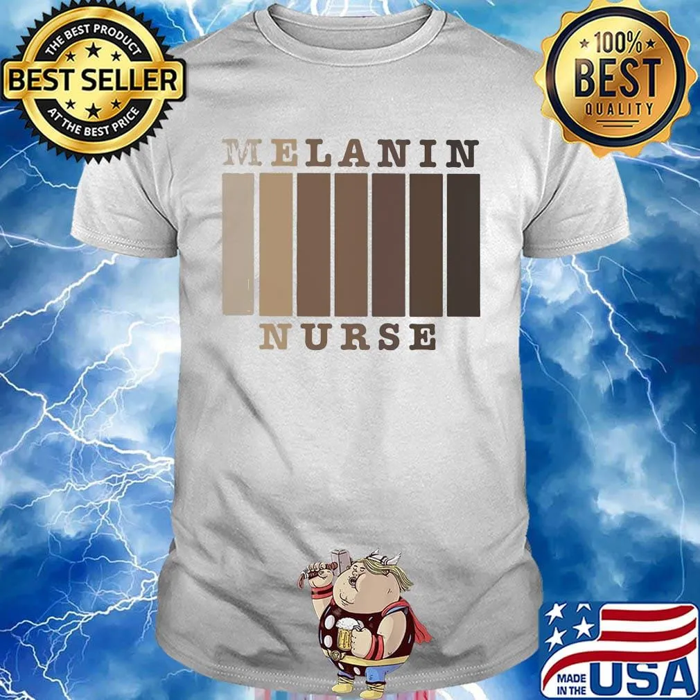 Melanin nurse black lives matter shirt