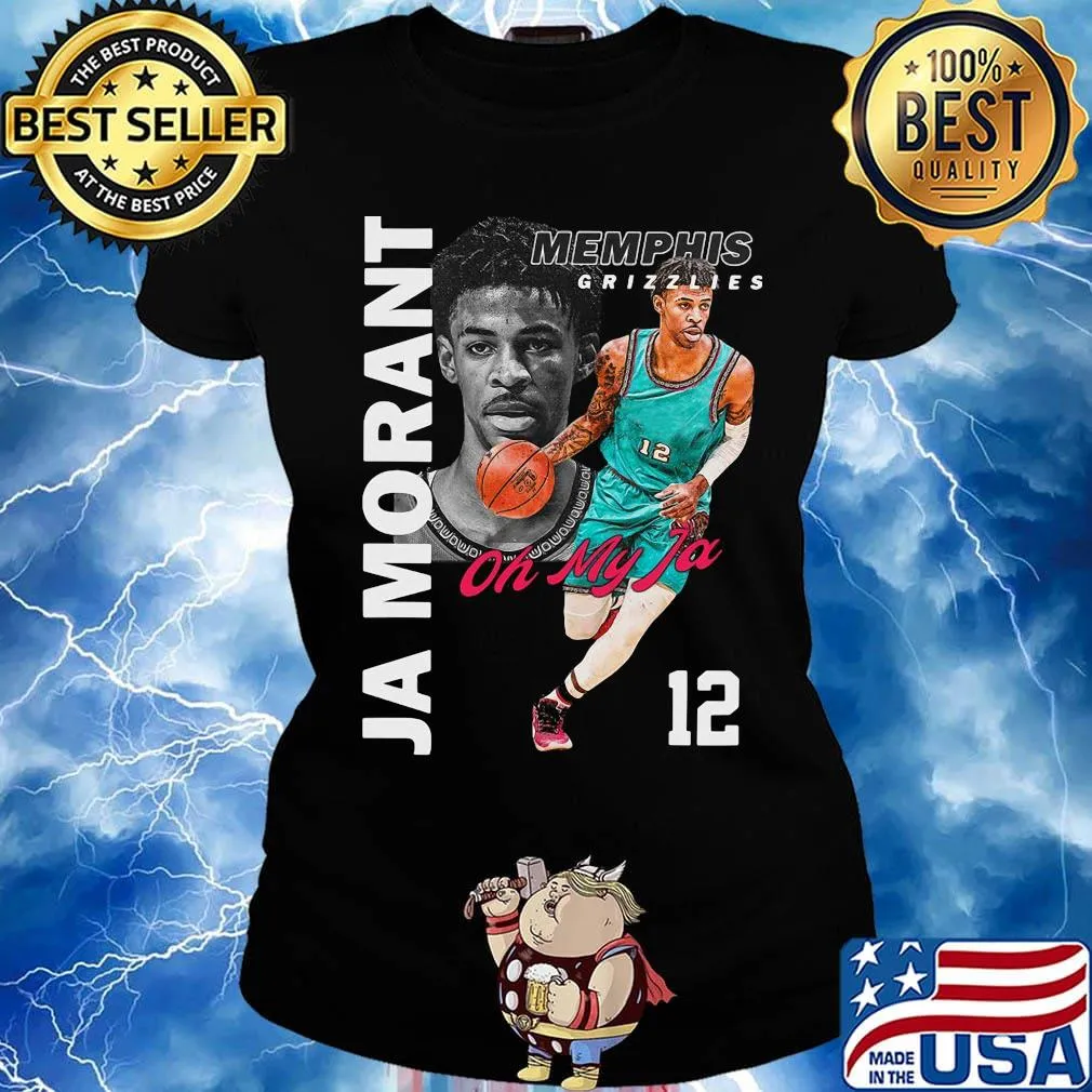 Memphis grizzlies ja morant 12 oh my ja basketball s Ladies tee
