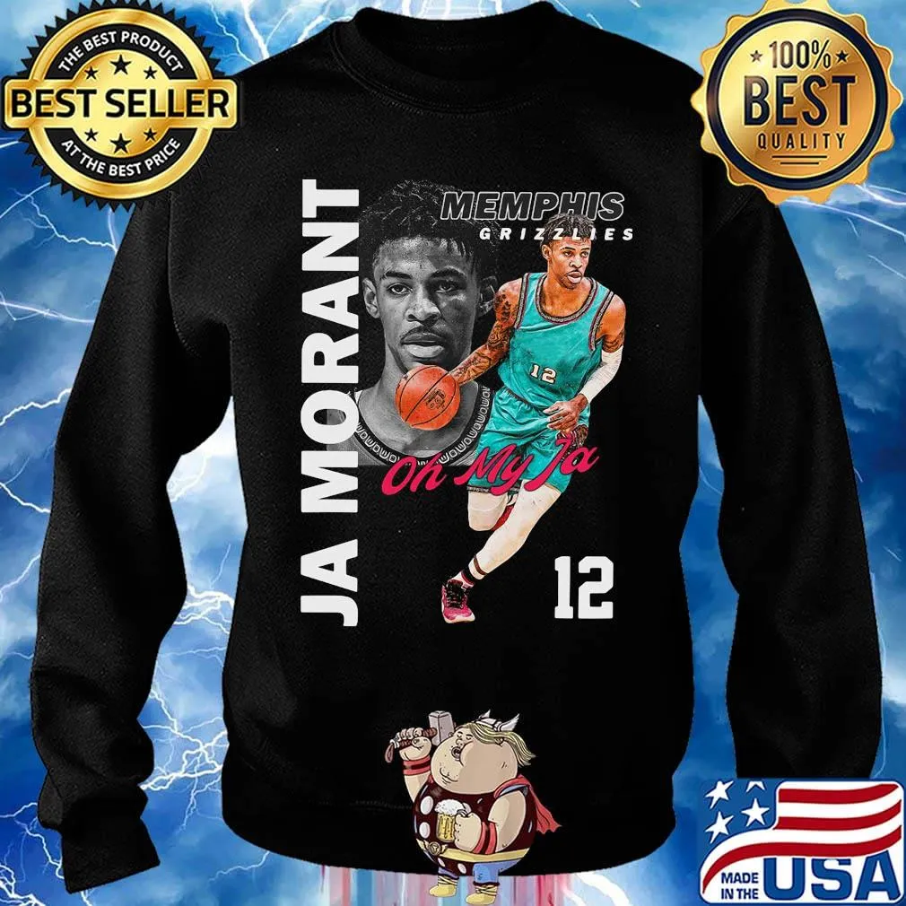 Memphis grizzlies ja morant 12 oh my ja basketball s Sweater
