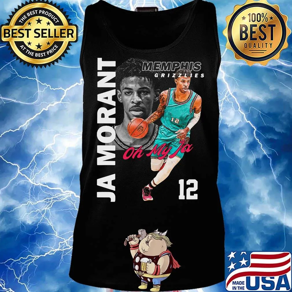 Memphis grizzlies ja morant 12 oh my ja basketball s Tank top