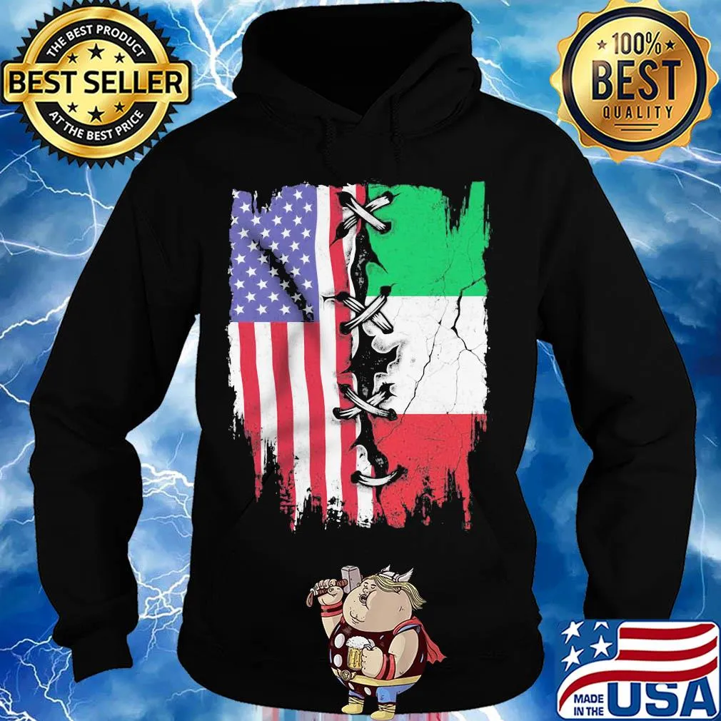 Mexican and American flag veteran Independence day s Hoodie