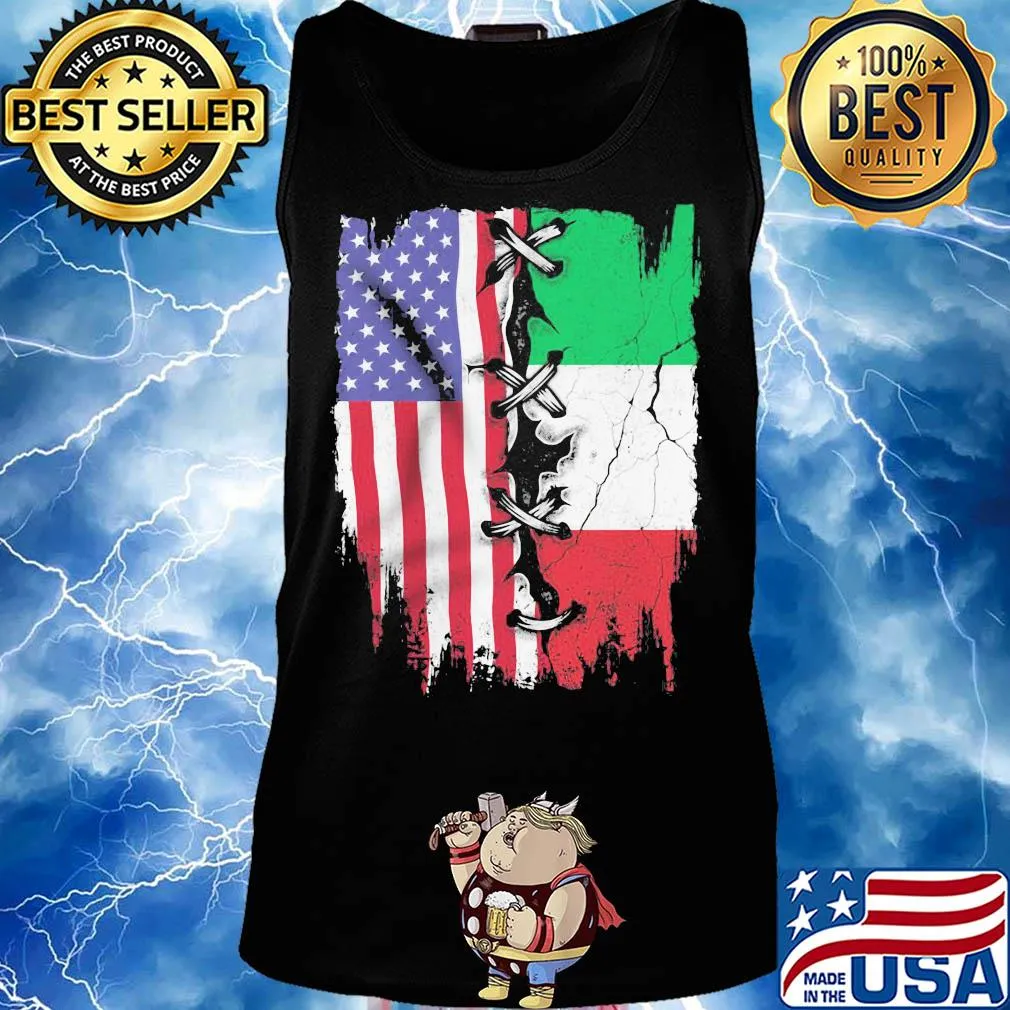 Mexican and American flag veteran Independence day s Tank top