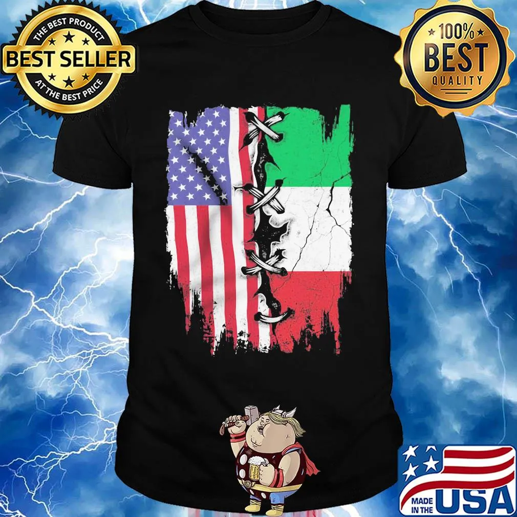 Mexican and American flag veteran Independence day shirt