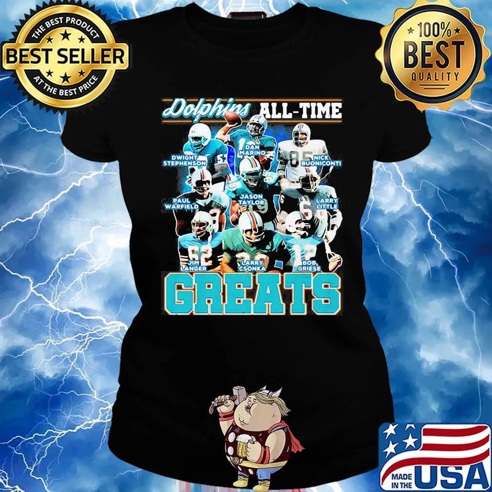Miami dolphins all-time greats s Ladies tee