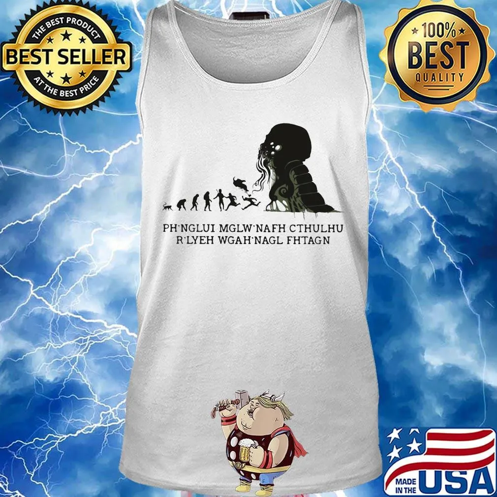 Monster ph'nglui mglw'nafh cthulhu r'lyeh wgah'nagl fhtagn s Tank top