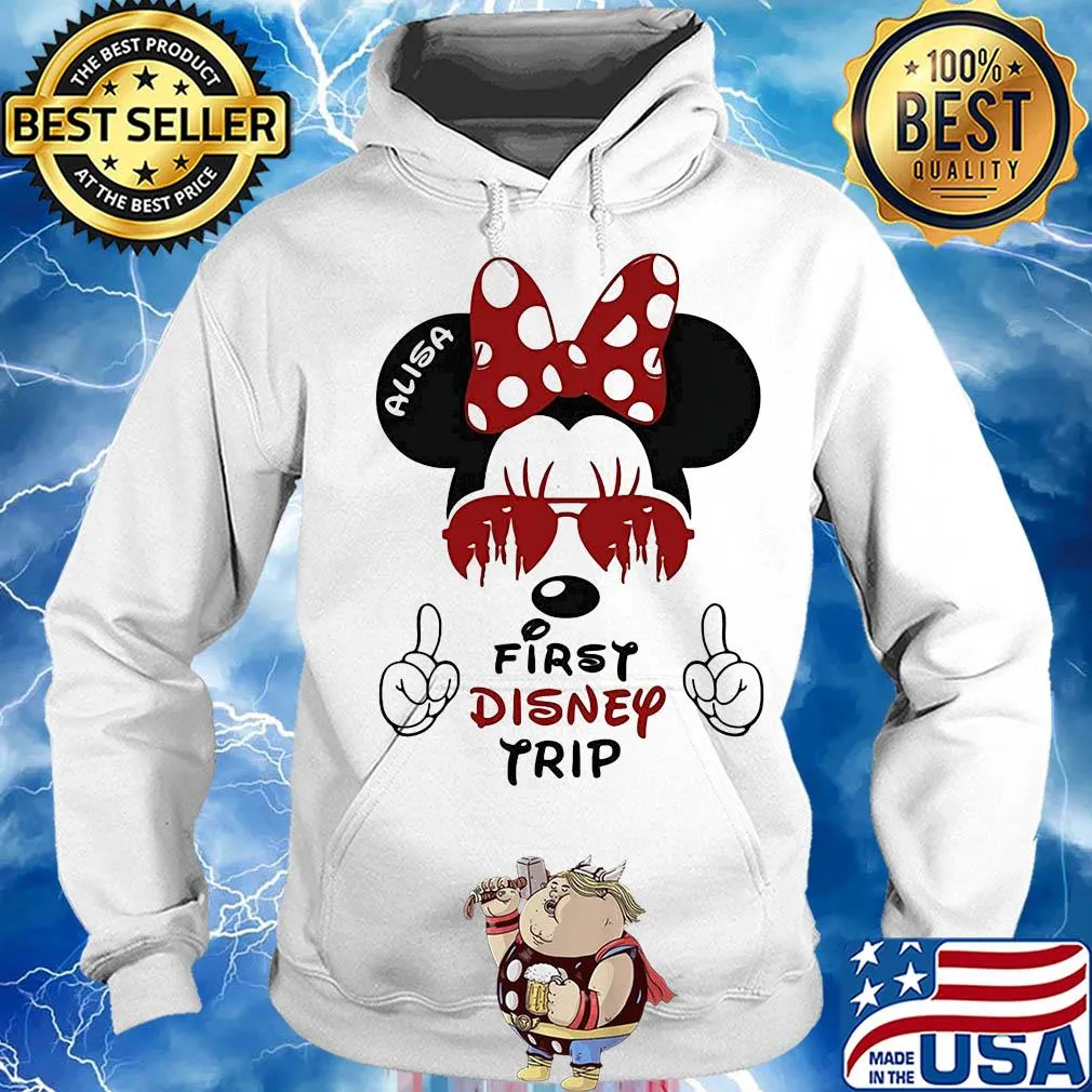 My first disney trip minnie mouse avaitors s Hoodie