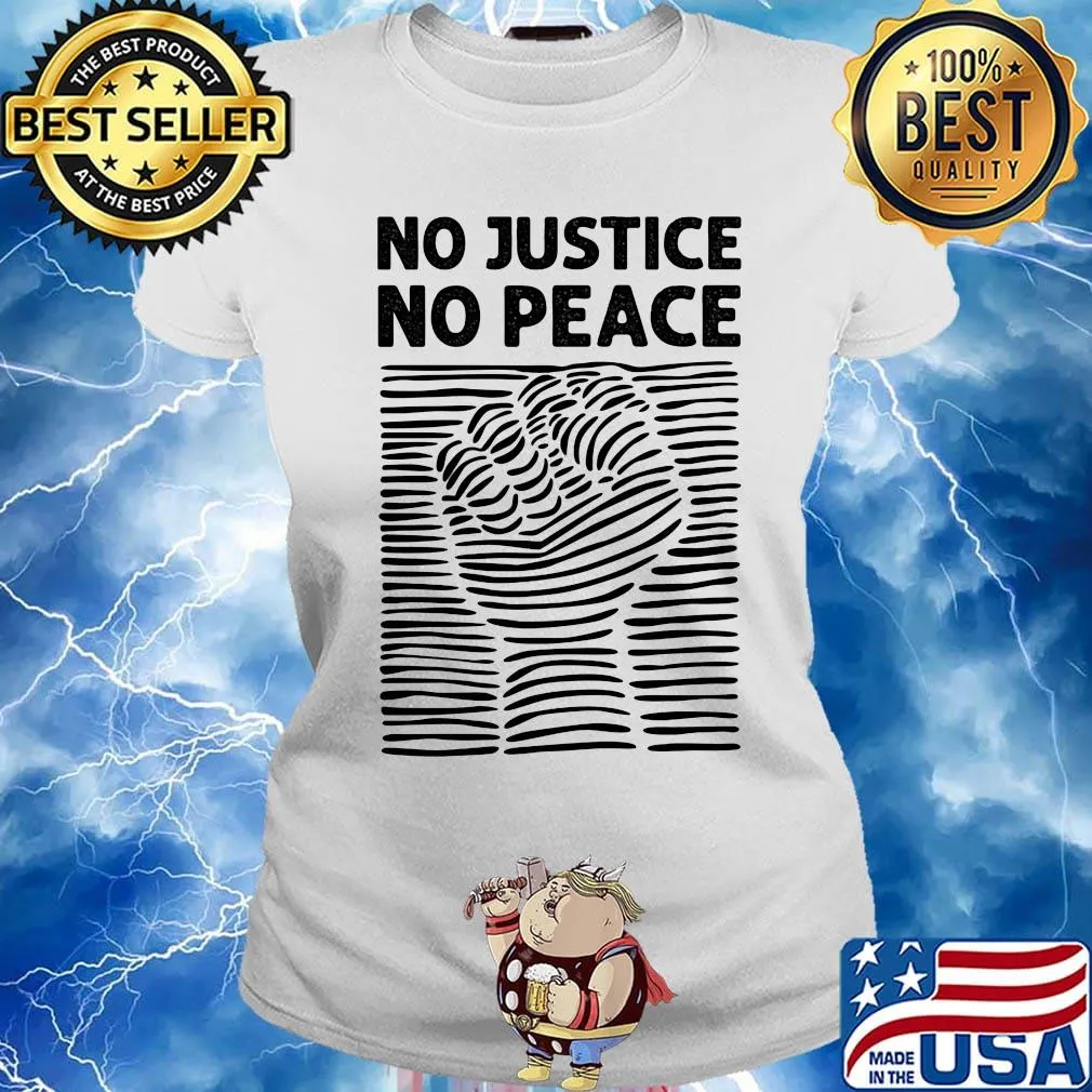 No justice no peace juneteenth black lives matter s Ladies tee