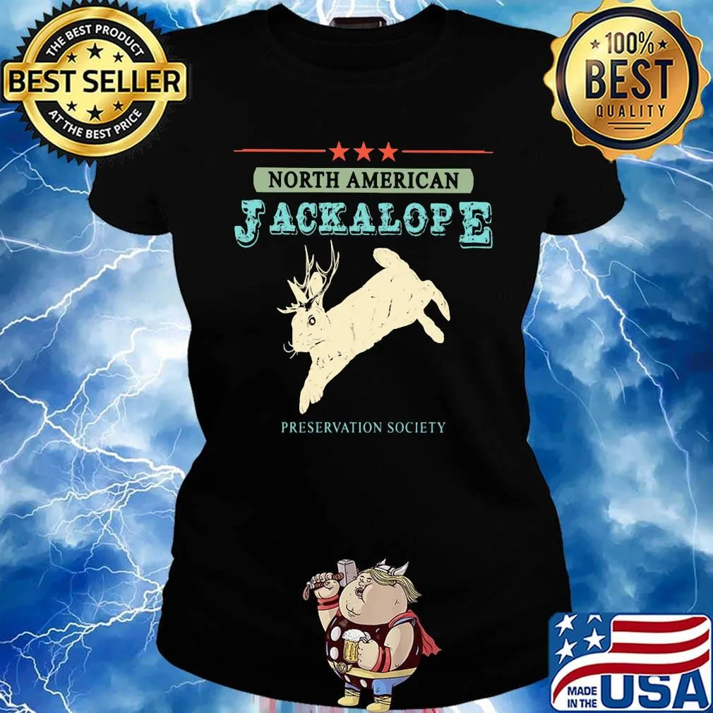 North american jackalope preservation society s Ladies tee