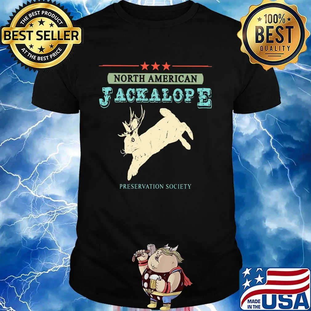 North american jackalope preservation society shirt