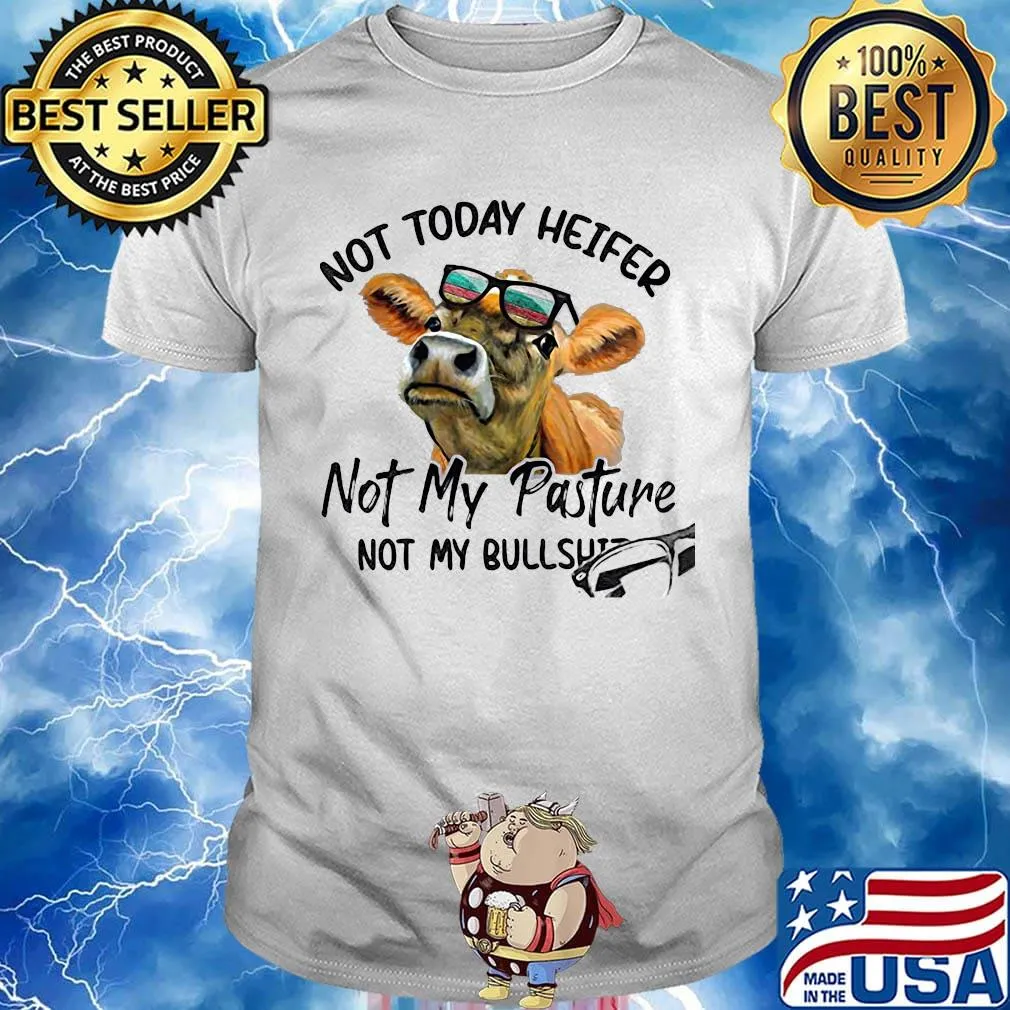 Not today heifer not my pasture not my bullshit cow shirt