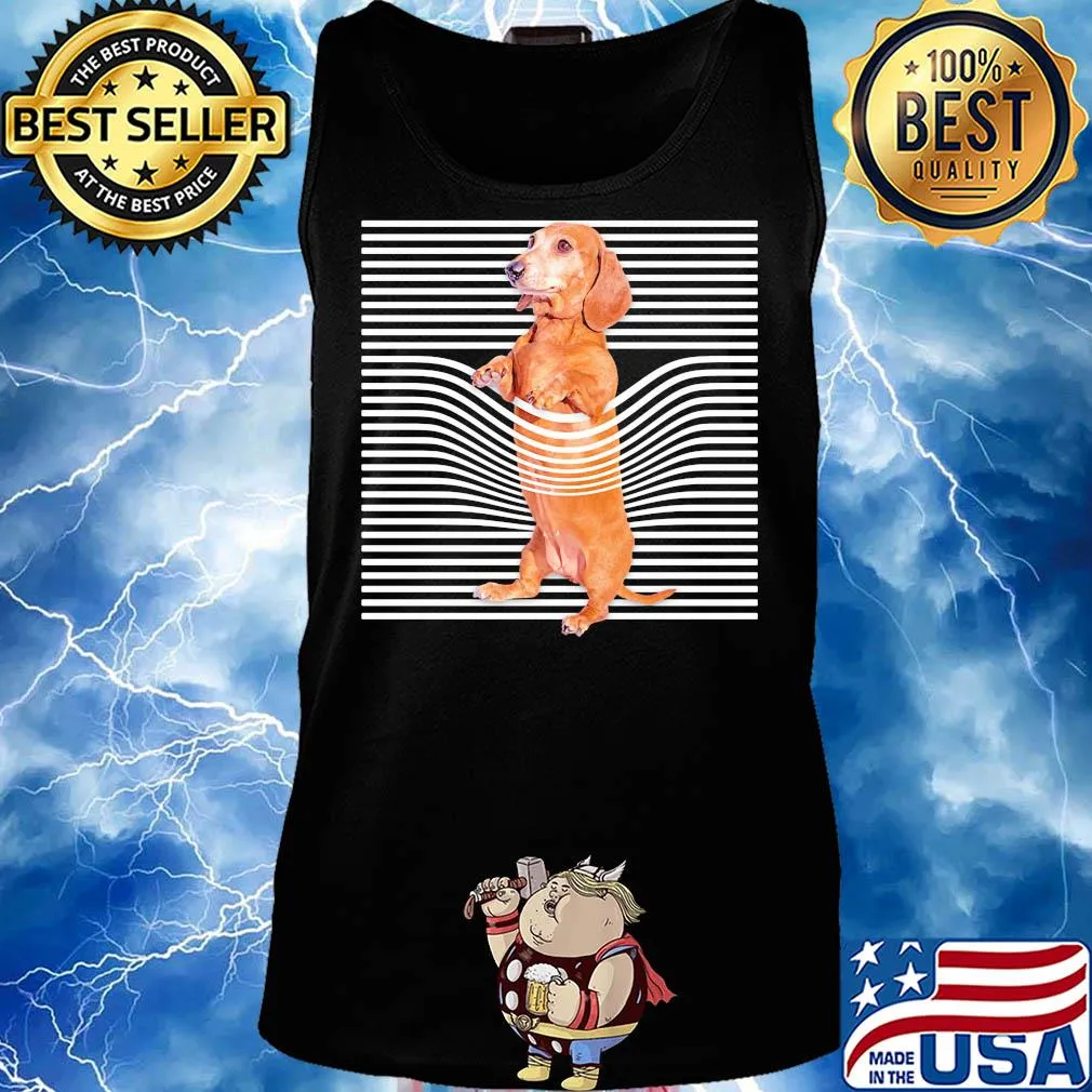 Official Dachshund stripes s Tank top