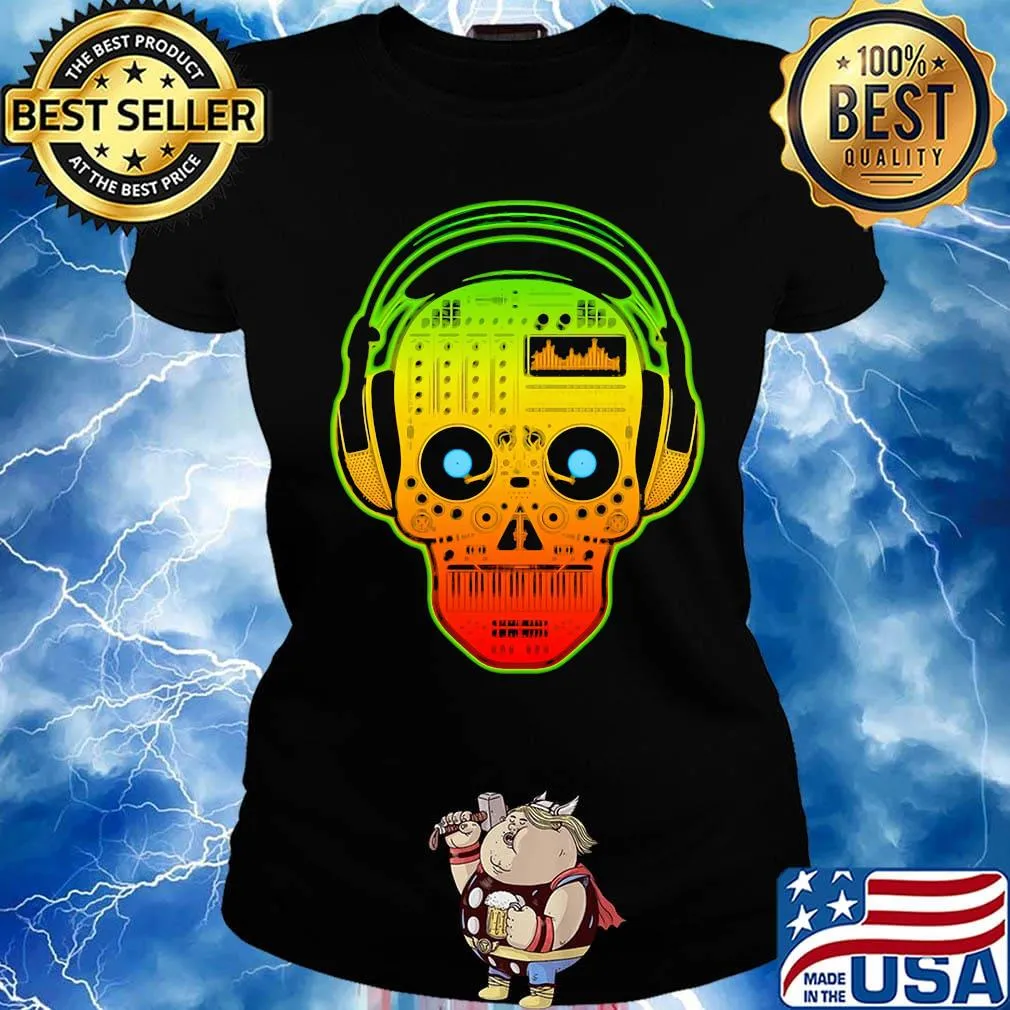Official DJ Sugar Skull Shirt Ladies tee
