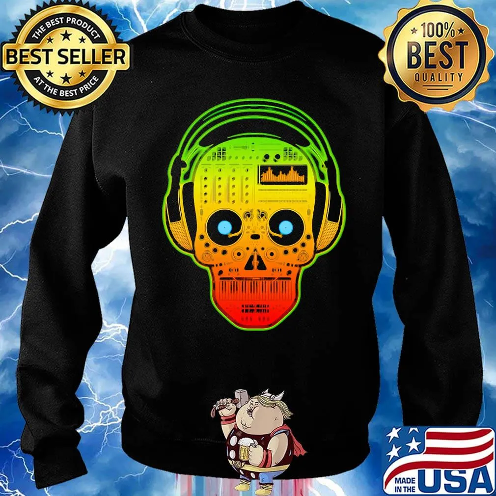 Official DJ Sugar Skull Shirt Sweater