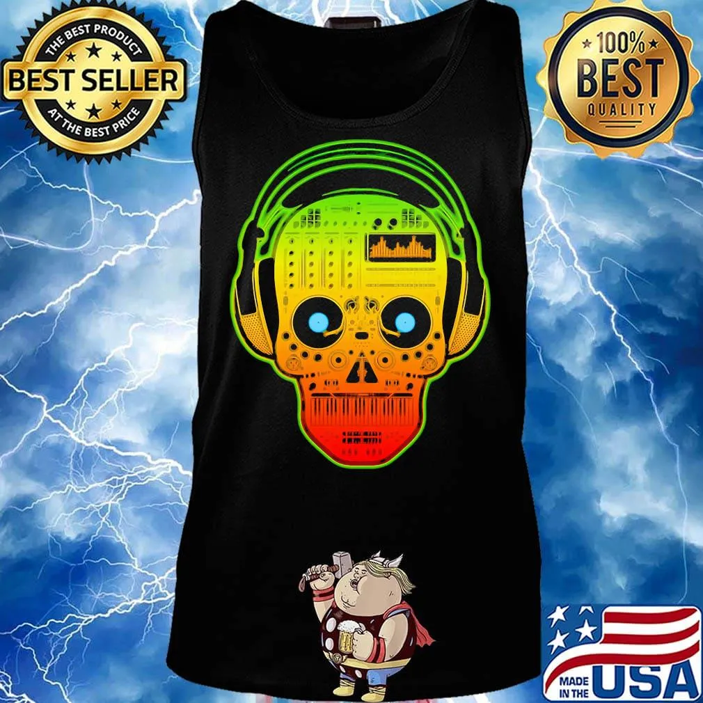 Official DJ Sugar Skull Shirt Tank top