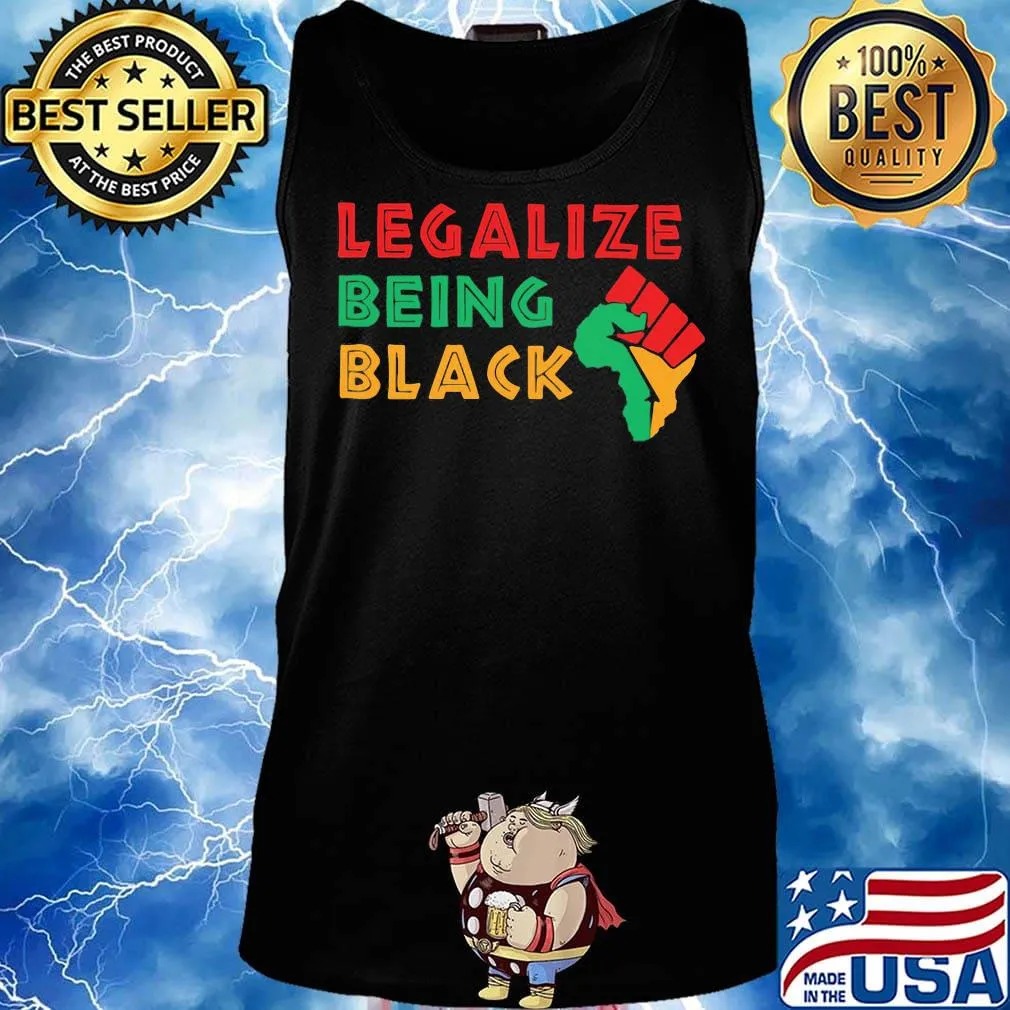 Official Fist Isolated Legalize Being Black Shirt Tank top