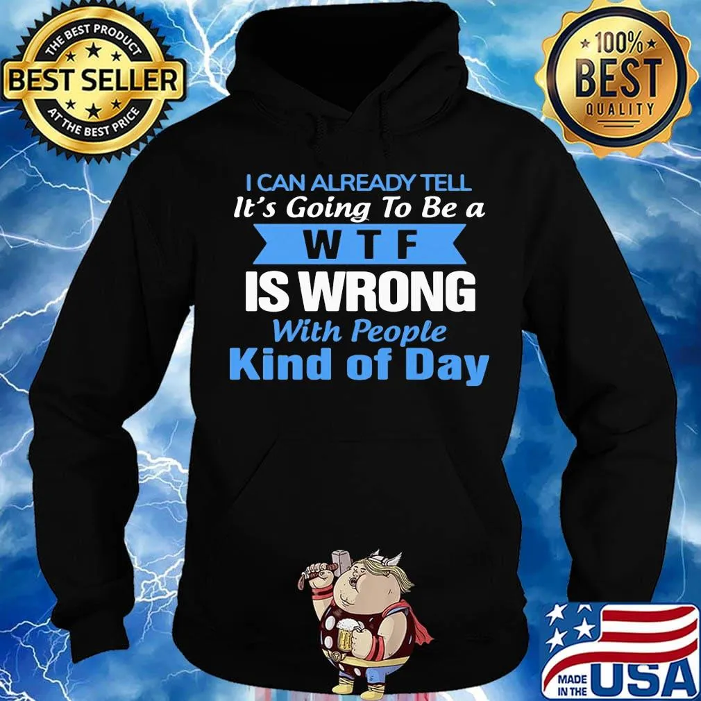 Official I can already tell it's going to be a WTF is wrong with people kind of day s Hoodie