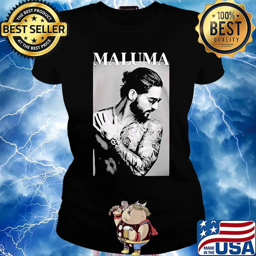 Official maluma tattoos picture s Ladies tee