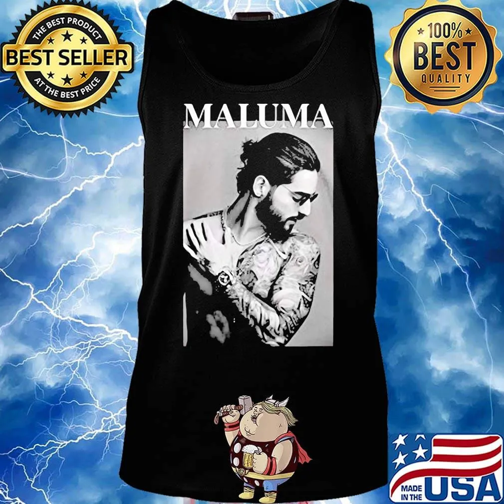 Official maluma tattoos picture s Tank top