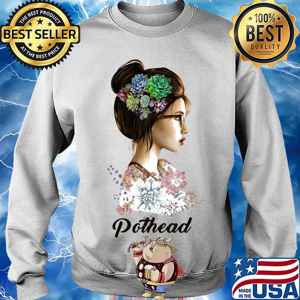 Official pothead girl flower s Sweater