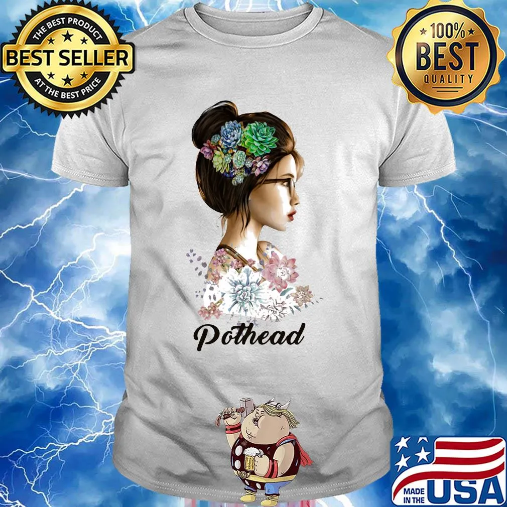 Official pothead girl flower shirt