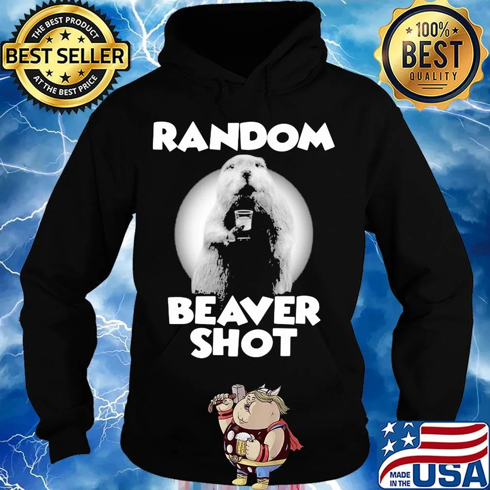 Official random beaver shot s Hoodie