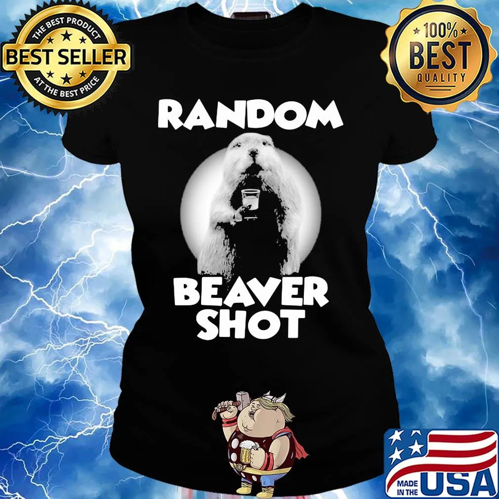 Official random beaver shot s Ladies tee