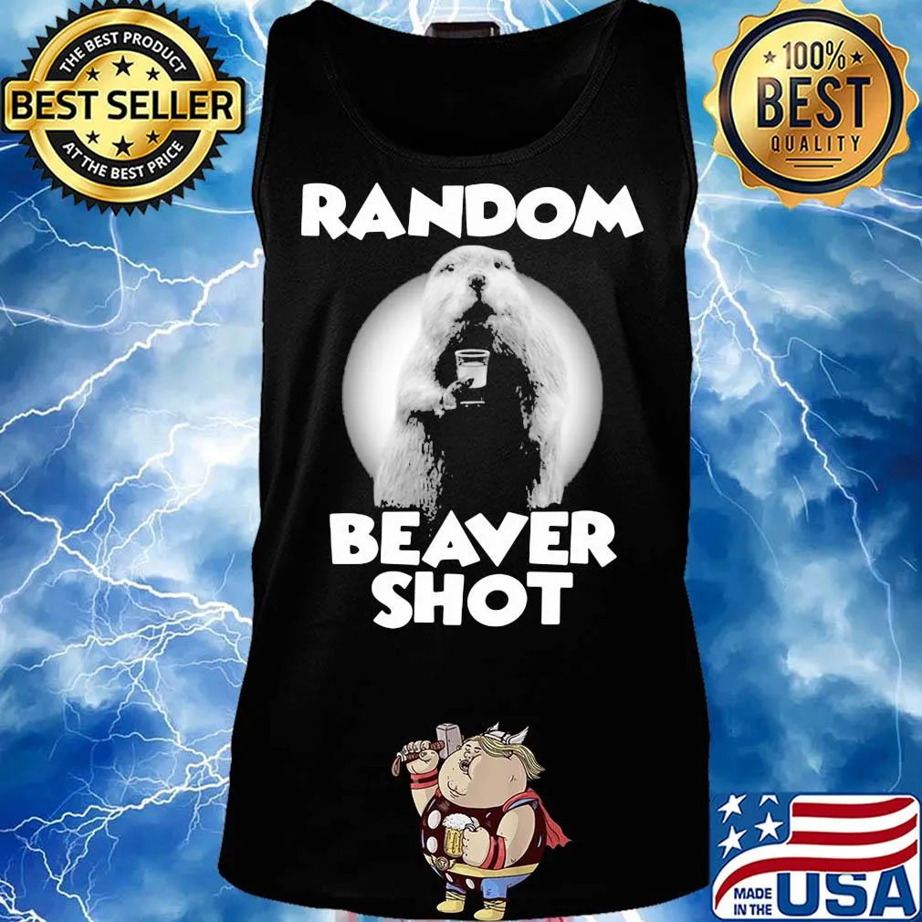 Official random beaver shot s Tank top