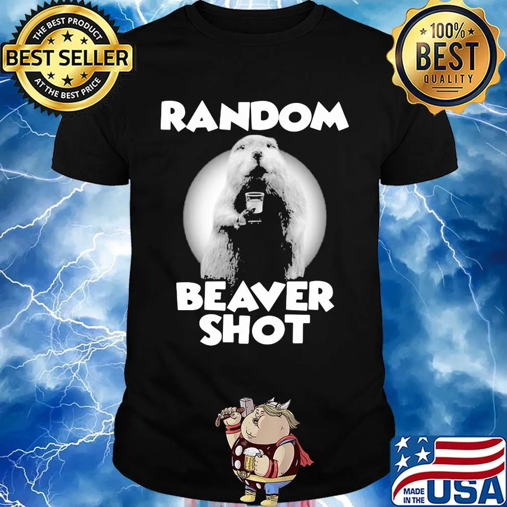 Official random beaver shot shirt