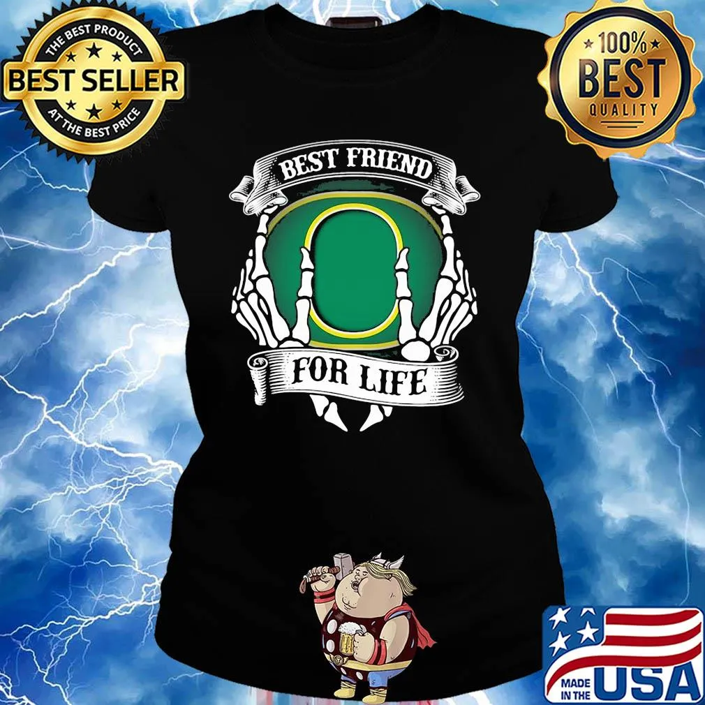 Oregon ducks best friend for life skeleton s Ladies tee
