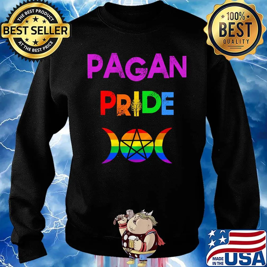 Pagan pride star moon lgbt s Sweater
