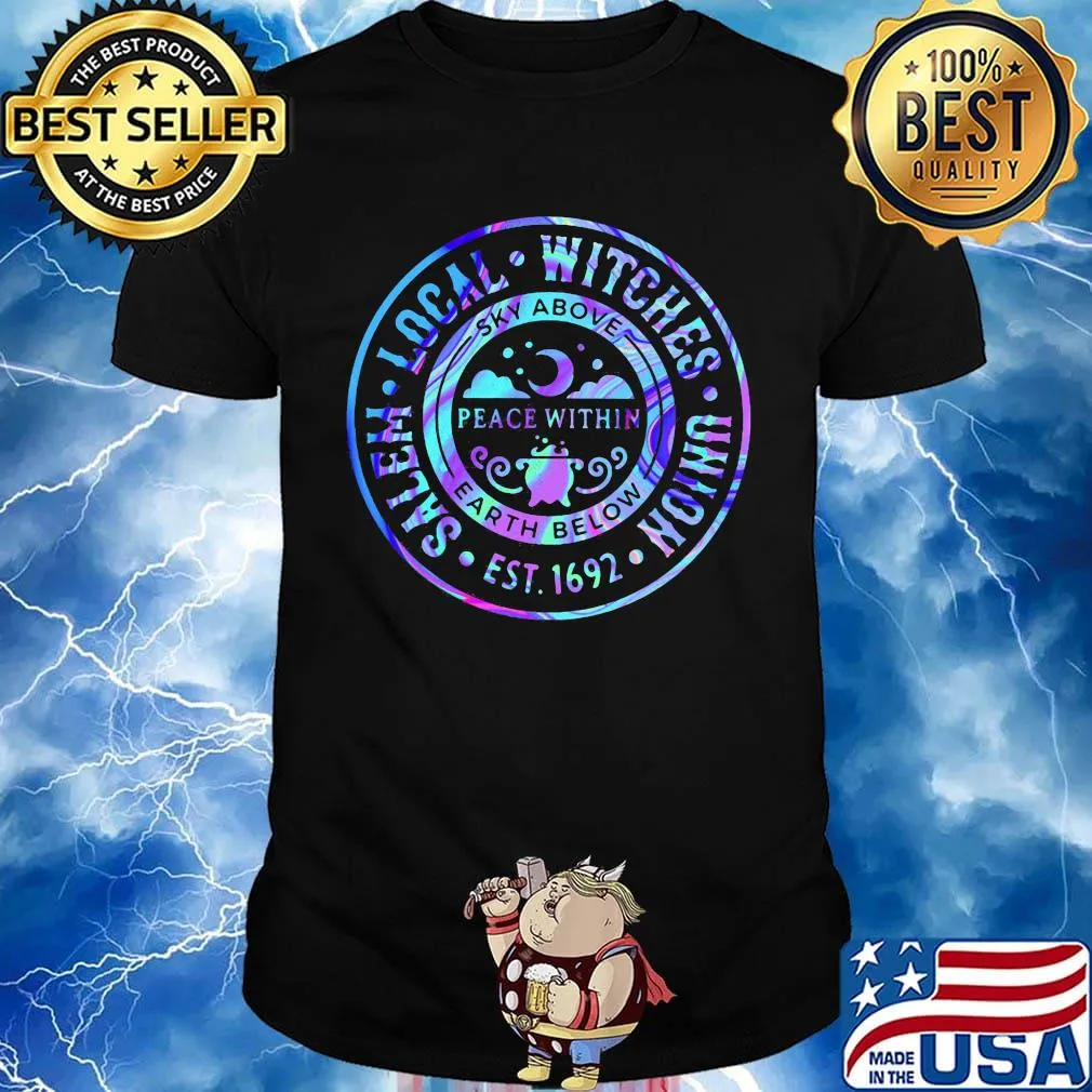 Peace within salem local witches union est 1692 shirt