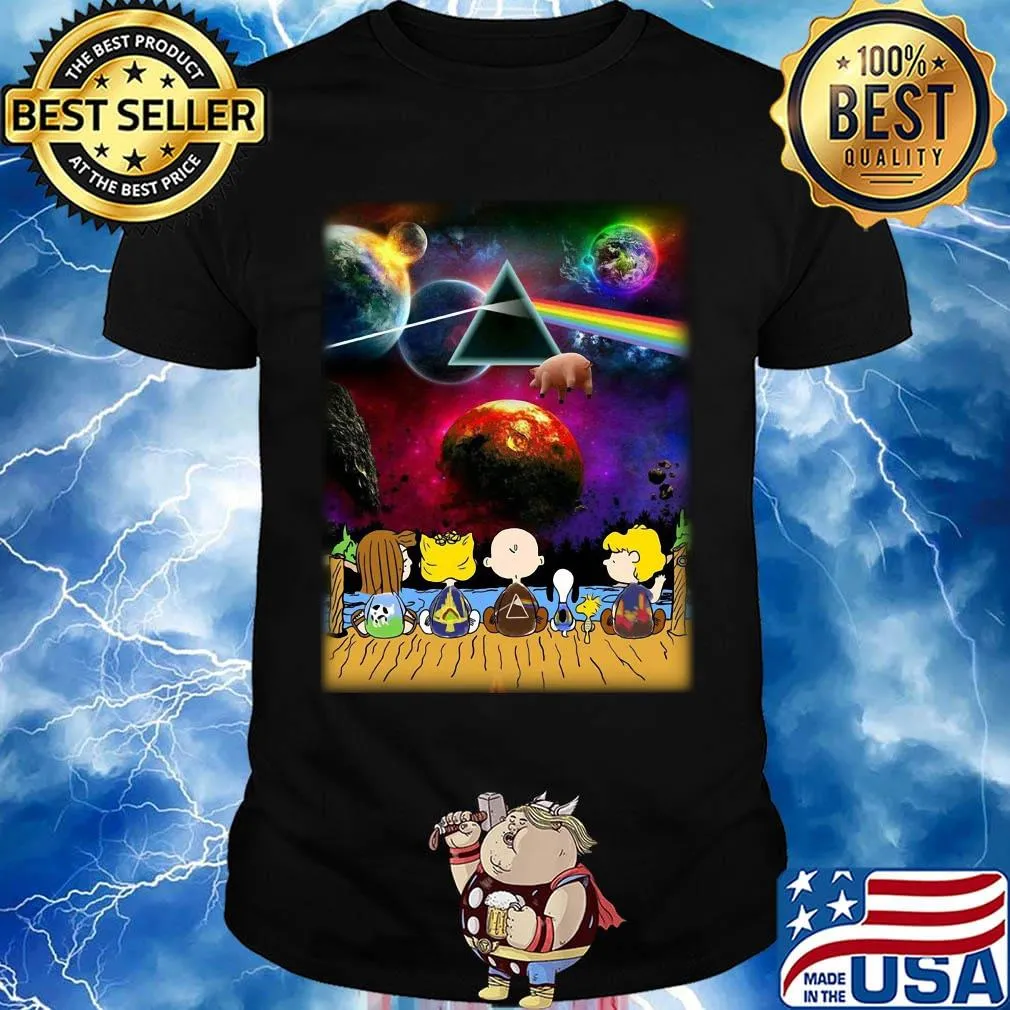 Pink floyd snoopy and friends shirt