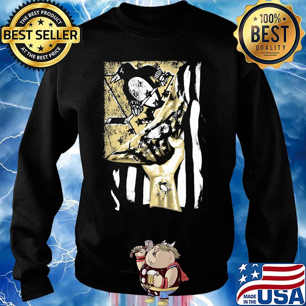 Pittsburgh penguins american flag independence day s Sweater