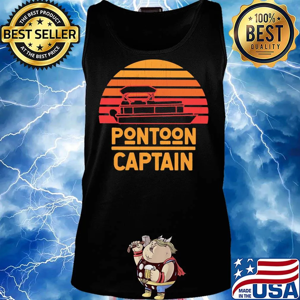 Pontoon captain vintage retro s Tank top