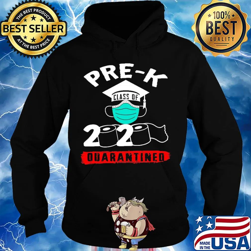 Pre-k grad graduation class of 2020 quarantined toilet paper mask s Hoodie
