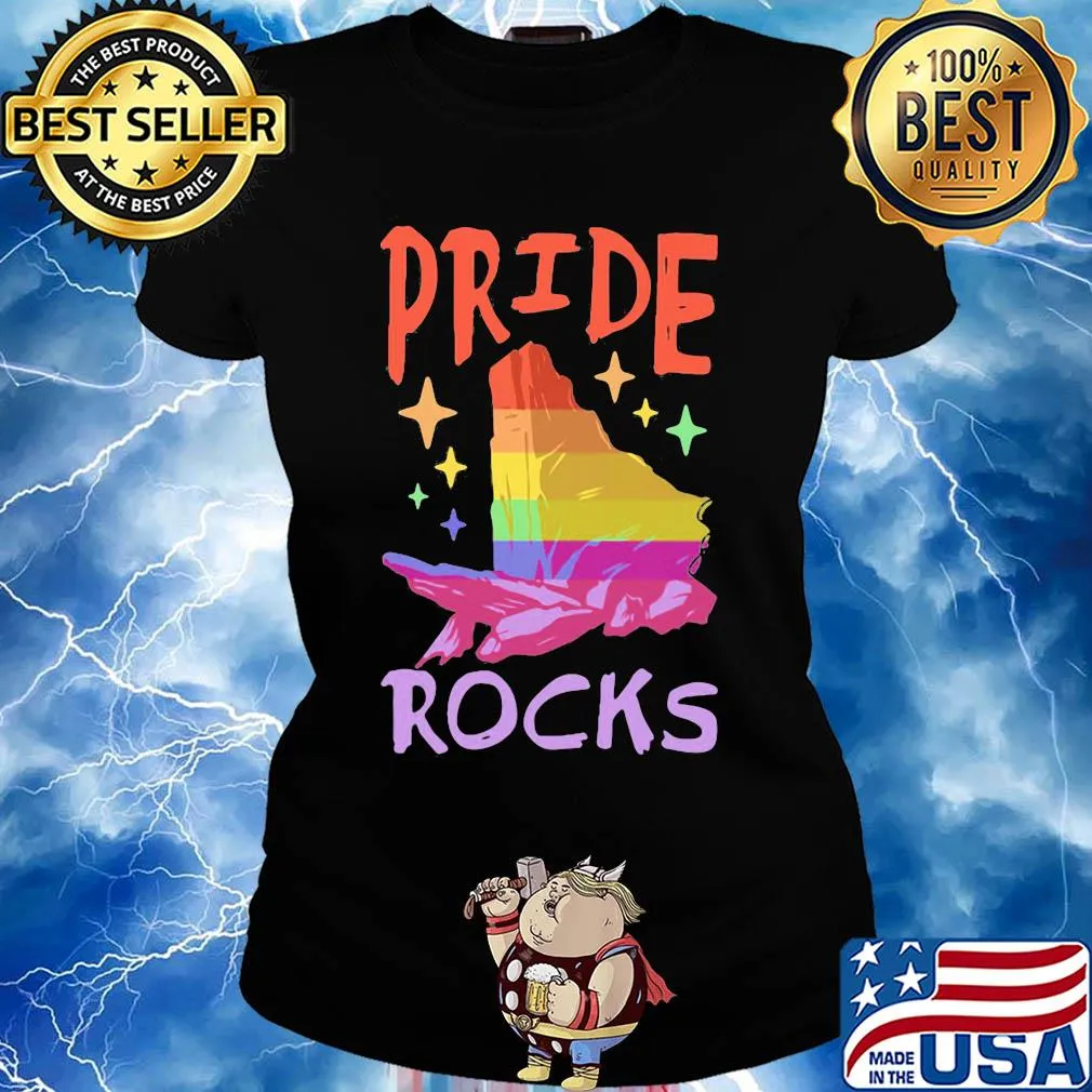 Pride rock map LGBT s Ladies tee