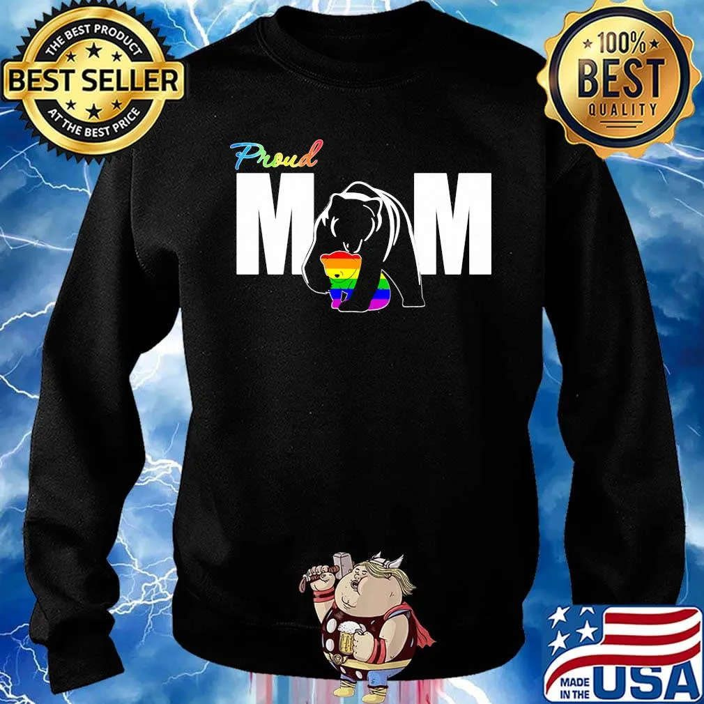Proud Mom Bear LGBT Pride Shirt Sweater