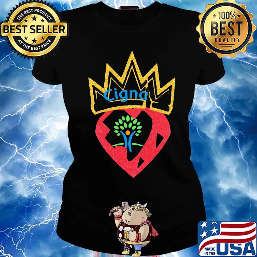 Queen strawberry cigna logo diamond s Ladies tee