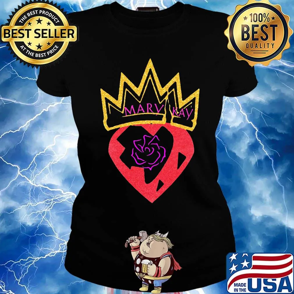Queen strawberry mary kay logo diamond s Ladies tee
