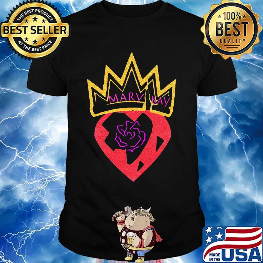 Queen strawberry mary kay logo diamond shirt