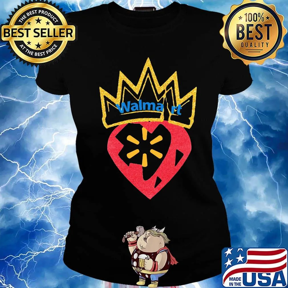 Queen strawberry walmart logo diamond s Ladies tee