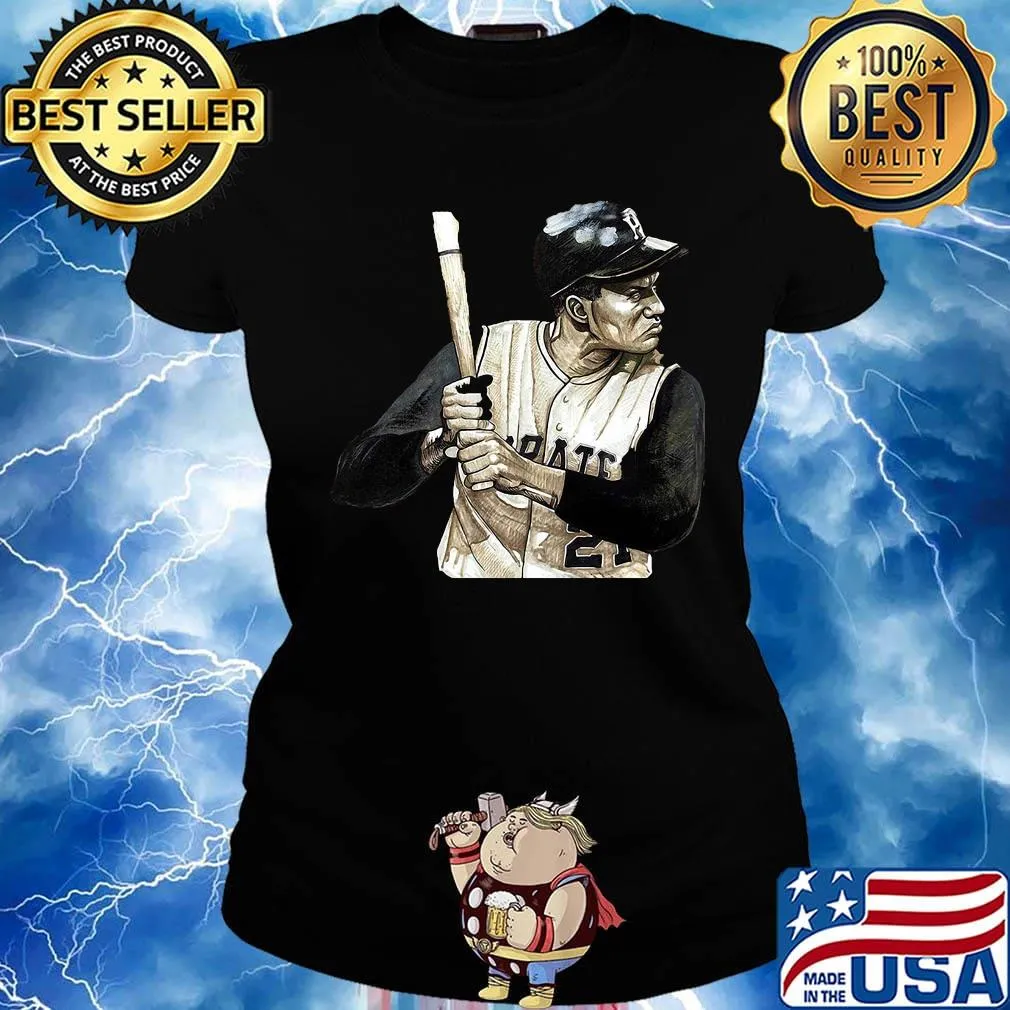 Roberto clemente pittsburgh pirates baseball art s Ladies tee
