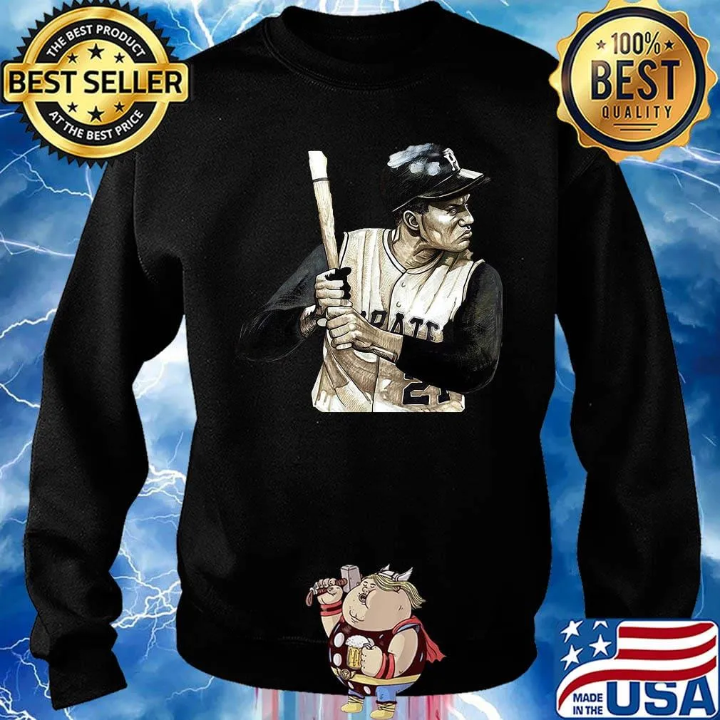 Roberto clemente pittsburgh pirates baseball art s Sweater