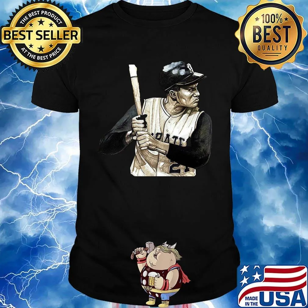 Roberto clemente pittsburgh pirates baseball art shirt