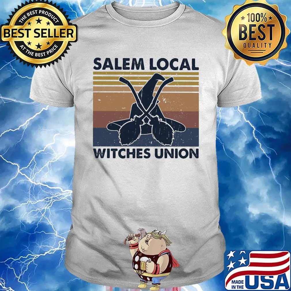 Salem Local Witches Union Vintage Retro Shirt
