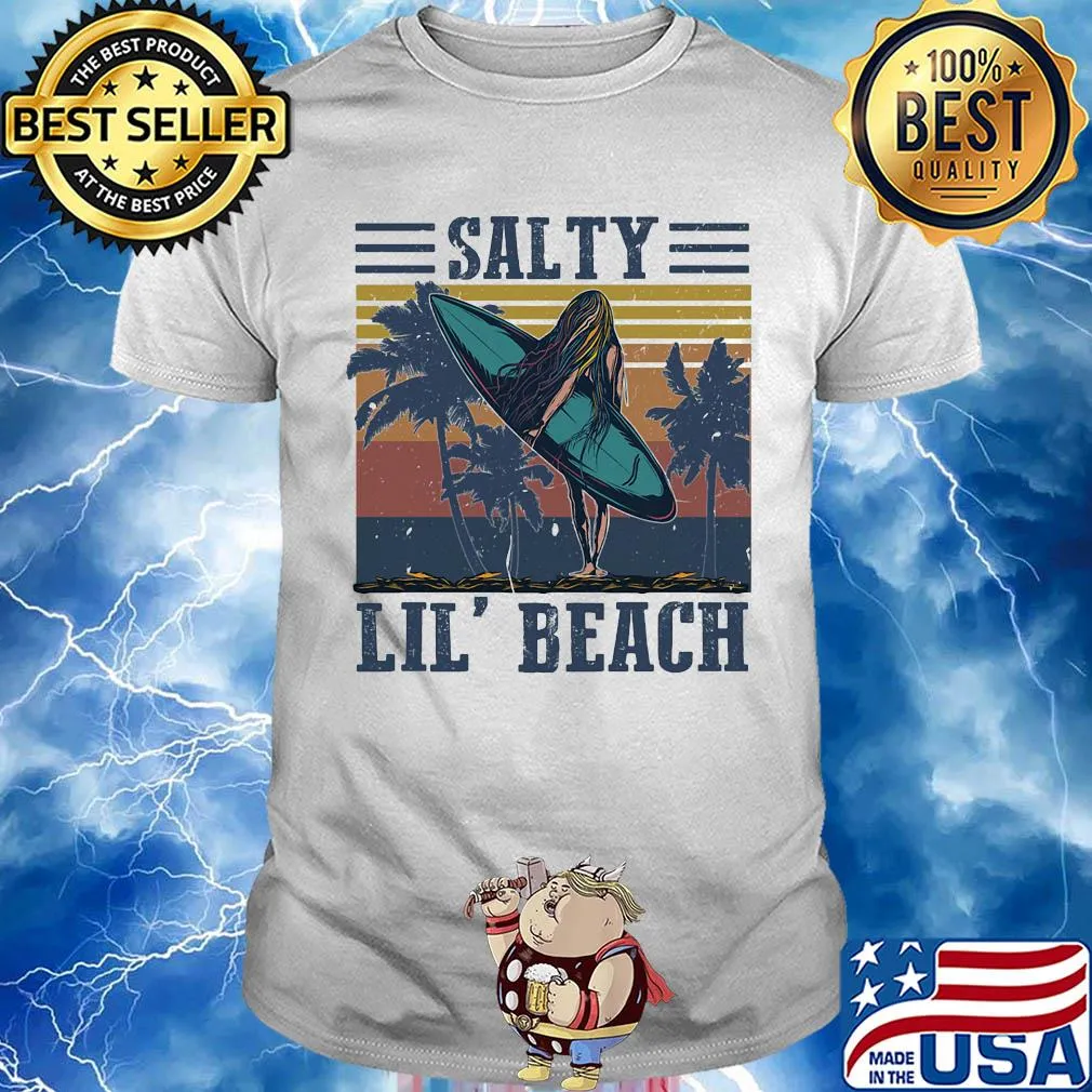 Salty lil' beach vintage retro shirt